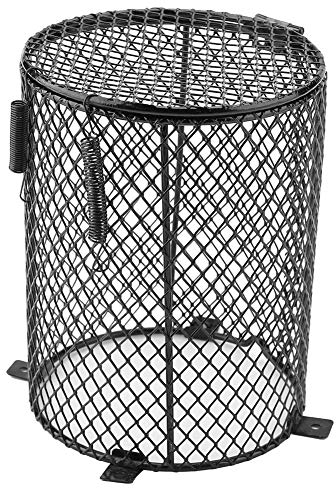 Pssopp Heizung Guard Anti Verbrühung Reptile Lampenschirm Wärme Lampe Licht Mesh Cover Tag Nacht Keramik Glühbirne Heizung Lampenschirm(#1)