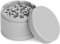 Keramik Grinder Crusher Haftfrei | 4-teilig | Nano Keramik beschichtete Kräutermühle | Ø 63 mm | inkl. Tragetasche, Pollenschaber, Pinsel und Mundstück