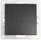 McPower Taster | FLAIR | 10A Tast Lichtschalter Unterputz 250V ein aus Tast-Schalter, Schraubklemmen Anschluss, anthrazit, matt
