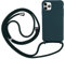 MEVIS Cover compatibile con iPhone 11 Pro,Collare per Custodia Collari per cellulare Sottile Antiurto Regolabile Lanyard Case-Verde scuro