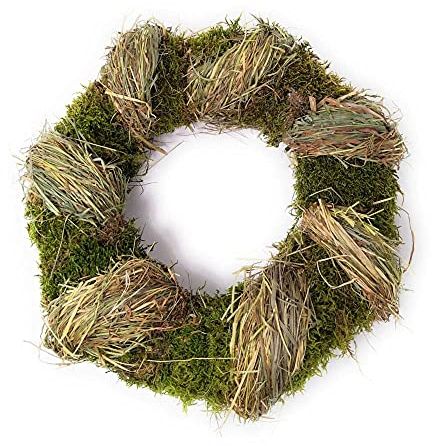 CREAFLOR HOME Kranz Ø 35 cm Lappenmoos, Heu