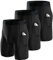 Niksa 3er Pack Herren Kompressionsshorts Schnelltrocknendes Base Layer Tights Sport Unterhosen für Enge trockene und atmungsaktive Radlerhose, Sportshorts mit Handytasche