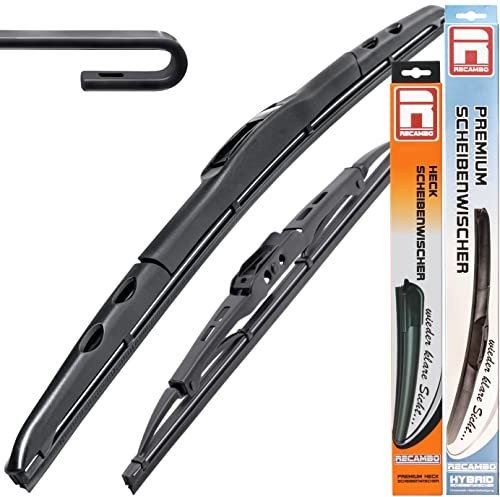 HYBRID Scheibenwischer FLEX AERO kompatibel für Renault Twingo Typ C06 BJ 1993-2007 - 300mm / 650mm - Premium Qualität Wischerblätter Set - RECAMBO