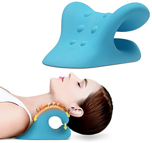 BEMKWG Nackenstrecker Orthopädisch, Neck Stretcher Releaser Erfahrungen, Nacken und Schulter Relaxer Nackenstütze, Backshape Nackenretter, Cloudy Neck Cloud Cervical Traction Nackendehner