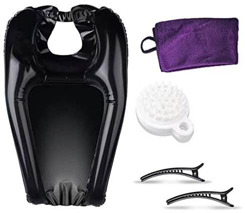 CHUANGOU Salone Lavabo Mobile ,Lavandino Gonfiabile per Capelli,per Capelli per Lavare i Capelli a Letto.