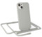 EAZY CASE - Handykette Silikon Premium kompatibel mit iPhone 13 Handyhülle mit Umhängeband, Handykordel mit Schutzhülle, Silikonhülle, Hülle mit Band, Kette für Smartphone, Taupe