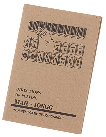 MagiDeal Mahjong/Abacus Instructions Guidebook Illustrierter Leitfaden Lernstrategien für Anfänger Aller Spielstärken, Mahjong-Handbuch