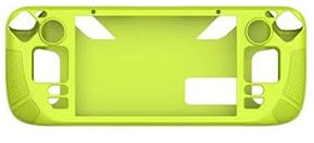 Funda De Silicona para Steam Deck, Cubierta Protectora De Piel con Soporte, Suave Y Flexible, Caso de la Consola de Juegos portátil (Amarillo)