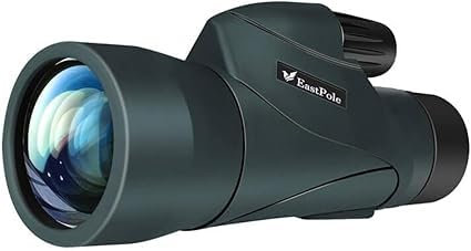 EASTPOLE Monocular 12x55HD, monocular de Alta Potencia para Adultos con Adaptador para teléfono Inteligente, Lente FMC y Prisma BAK4, para observación de Aves, Caza, Camping y Viajes