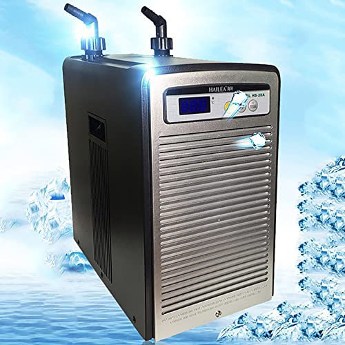 Refroidisseur d'aquarium, Refroidisseur d'eau pour Aquarium, Volume d'eau en Circulation 1000-2500L/h, Dispose d'un Thermostat numérique, Convient à Tous Les Aquariums d'eau Douce