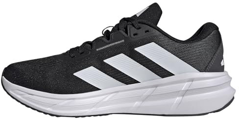 adidas Questar 3 Running Shoes, Zapatillas para Correr Hombre, Core Black/Cloud White/Carbon, 41 1/3 EU