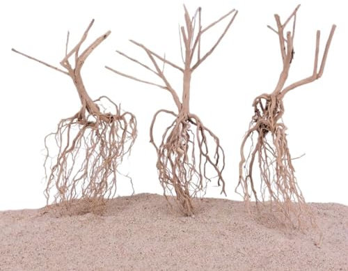 AquaOne Steppen Wurzel 25-35cm Aquarium Wurzel Holz Deko Aquascaping Dekoration Landschaft Moorkien Moorwood Redwood Mangrove Moos Natur Echtholz