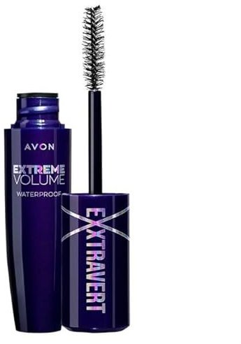 Avon EXXTRAVERT - Wasserfeste Mascara für extremes Volumen - Blackest Black