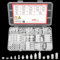 Ewwtrey 280 Stück M4 Nylon Schrauben Muttern Set, Weiß Nylon Abstandshalter Schraubenmuttern, Männlichen Weiblichen PCB Platinen Abstandshalter Kunststoff Kreuzschlitzschrauben Sortiment Kit