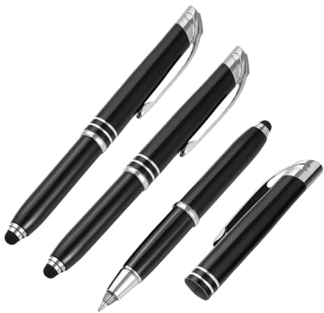 VILLCASE Metall-kugelschreiber Mit -licht 3er-pack Stift Arbeitslicht Touchscreen-stifte Bürobedarf Stabiles Und Robustes Schreibgerät