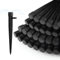 Rolcoassuns 100pcs Bewässerungssystem Tropfer mit Verbindungsstück Fit 1/4 (4-7mm) Rohr Wasser Fluss Bewässerung System