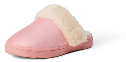 Amazon Essentials Chaussons d’Intérieur Douillets avec Bordure en Fausse Fourrure Fille