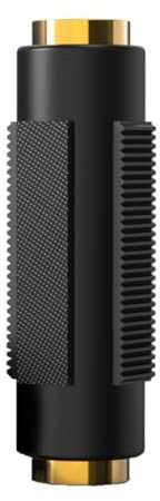Chevnzev Adattatore stereo da 3,5 mm a jack stereo da 3,5 mm femmina a femmina, prolunga femmina da 3,5 mm per un suono senza soluzione di continuità