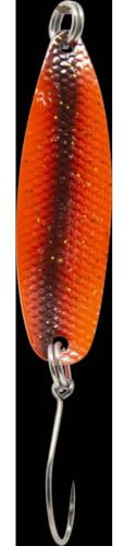 Fishing Tackle Max Spoon Hammer 3,2gr. orange-rot m. Glitter/schwarz-orange