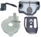 UYTGFO Adatto for Husqvarna 136 137 141 142 Filtro aria Collettore di aspirazione Motosega Ricambio Pompa olio Lubrificatore Barra di raccolta Piastra