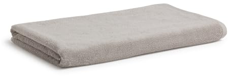 Möve Soft Silence Duschtuch 80 x 180 cm aus 60% Baumwolle / 40% Viskose aus Bambus-Zellstoff, Silver Grey