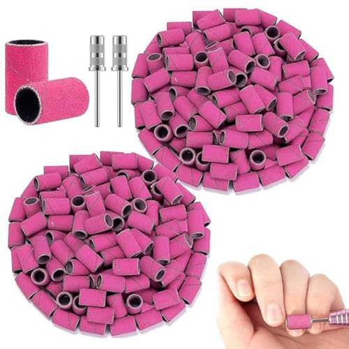 ACYDSR 100 Piezas Recambios Torno Para UñAs Profesional, Limas Para Brocas De Torno De UñAs, Viene Con 2 Piezas Fresas Torno, Adecuado para Uñas de Acrílico, Manicura y Pedicura Herramientas