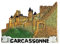 3D Carcassonne Castle Frankreich Kühlschrankmagnet, Paris Souvenir-Aufkleber, Heim- und Küchendekoration, Carcassonne Castle Frankreich Kühlschrankmagnet
