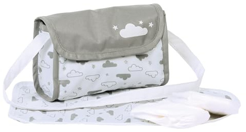 ADORA Wickeltasche für Babypuppen mit stabilen Trägern, inklusive Wickelunterlage und 2 Puppenwindeln (passend für 33 cm große Puppen), Geburtstagsgeschenk für Kinder ab 3 Jahren – Twinkle Stars
