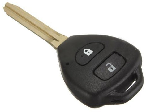 Pro-Plip Cle plip per Toyota Camry Corolla avensis Avalon Echo rav4 Tarago Yaris Prado Hilux 2 Pulsanti Cover telecomando