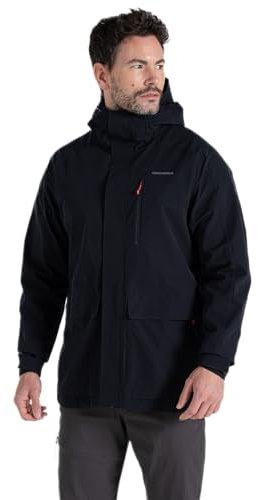Craghoppers Mens Lorton Jackets Waterproof Shell, Dark Navy, XXL-3XL EU