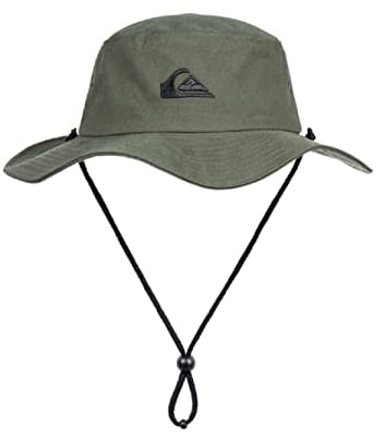 Quiksilver Herren Bushmaster Sun Protection Floppy Visor Bucket Hat Sonnenhut, Thymian, S/M