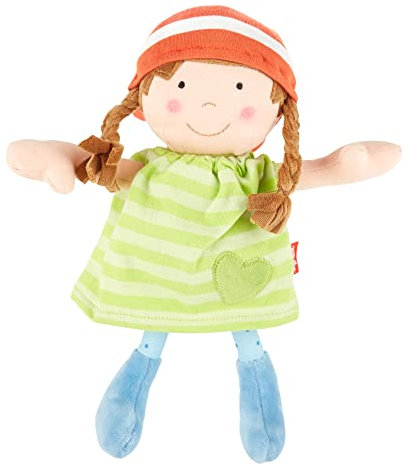 Sigikid SIGIKID Stoffpuppe Brenda Bilipup mit Namen personalisiert / bestickt, Puppe / Softdolls, Mädchen Babyspielzeug empfohlen ab 6 Monaten