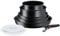Tefal Ingenio Black Stone - Batería de cocina (7 piezas)