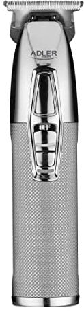 Adler AD 2836s Professioneller Metallic-Trimmer, 100W, Haarscherer, Haartrimmer, Silber