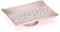 Zahari Home Sinatra Seifenschale Einzigartiges Design Stilvolle Bling Glas Mosaik Dekor Seifenhalter Blush
