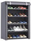Zapatero, Gabinete Organizador de Almacenamiento de Zapatos con Cubierta de Tela a Prueba de Polvo, Zapatero Grande Organizador de Almacenamiento de Zapatos Gabinete(6 rejillas de 5 niveles gris)