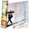PicArt Malen nach Zahlen Set - Banksy Farbiger Regen 40cm x 50cm Leinwand – mit Acrylfarben & da Vinci Pinsel – Made in Germany, ohne Rahmen