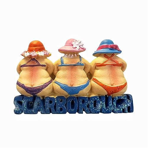 Scarborough North Yorkshire England Refrigerator Magnet Travel Souvenir 3D Fridge Decoration Magnetic Sticker Craft Collection