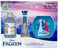 Corine de Farme - Coffret Frozen la Reine des Neiges avec Eau de Toilette 30ml, Bain Moussant 300ml et Boîte à Goûter Cadeau, Fille - Parfum pour Enfant Senteur Fraise - Gel Fruité 3-en-1