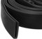 QUARKZMAN Profilé de Bord en Forme de U, Bande de Protection en Caoutchouc de 1 Mètre de Longueur, Adapté aux Bords de 0,5 à 1 mm d'Épaisseur, (5/32 L x 43/64 H) Noir