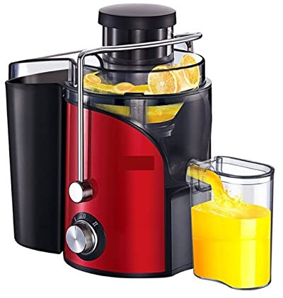 Exprimidor eléctrico 550ML Exprimidor sin Filtro de Gran diámetro Operación de Prensa en frío en Espiral Electrodomésticos Simples TJ06A-400 (Color: TJ06A-400, Tamaño: KR_220-240V)