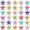 Bunte Stern-Aufnäher, Glitzerstern-Aufnäher, selbstklebende Applikation, Heißkleber, Strasssteine, Sterne für Kleidung, Jeans, Taschen, Hüte, Reparatur-Dekoration (10 Farben)
