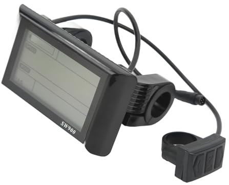 Elektrofahrrad-LCD-Panel SW900 für Elektrofahrrad Anzeigemessgerät mit Wasserdichtem Anschluss LCD Scooter Display Bedienfeld