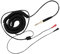 Acouto Cable de Repuesto con Resorte en Espiral para Auriculares Hd25/ 560/540/ 480/430 Auriculares Hd 25 Recambio Auriculares Hd25 Cable de Repuesto en Espiral 540 para Almohadillas