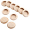 TRENTSNOOK 10Pcs Holz Verdeckte Knob Möbelgriffe Küchenschrank Schubladengriffe Schrank Schrank Tür Holz Pulls Möbelbeschläge