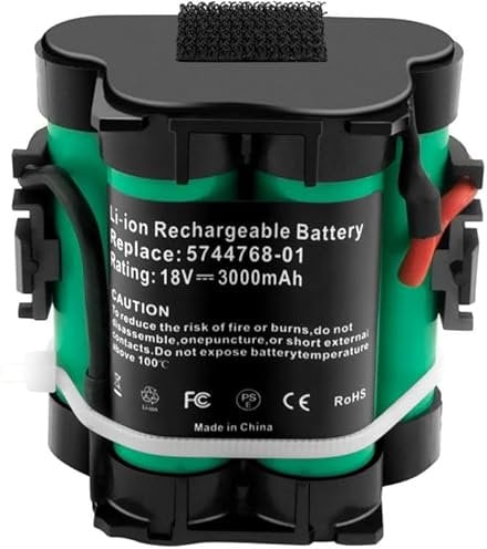 BURGARDEN 18V 3500mAh Li-ION Batterie pour Gardena Tondeuse Robot R40Li R45Li R50Li R70Li R75Li R80Li pour Husqvarna Automower 105 305 308 McCulloch Rob R600 R800 R1000 Flymo Tondeuse Robot 1200R