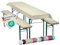 NYVI Bierbankauflagen Set NYVIGala 240x70 cm Ecru - 1x Tischdecke für 220x50 cm Biertische & 2X Gepolsterte Auflage für 220x25 cm Bierbänke - Sitzauflage für Bierzeltgarnitur