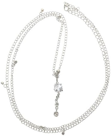 DEARMAMY Bauch Piercing für Dekorative Körperkette mit Anhängern für Nachtclub und Besondere Anlässe Stilvolles Accessoire für Bauch