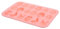 OUNONA Molde de Silicona para Chocolates de Pascua Cavidades para Hacer Huevos y Conejos de Chocolate Herramienta de Repostería Color Rosa para Cocinas y Reposterías