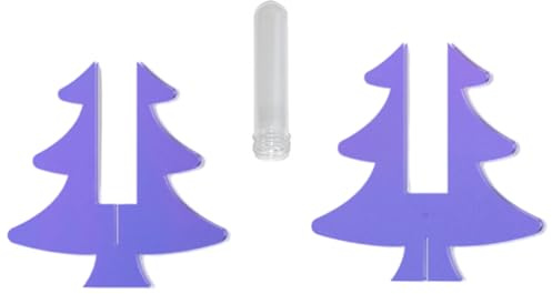 Alberi Natale In Acrilico 2D Decorazione Piante Artificiali Accento Festivo Luminoso Per La Decorazione Coltivazione Acqua Per Interni In Ufficio Casa E Vacanza